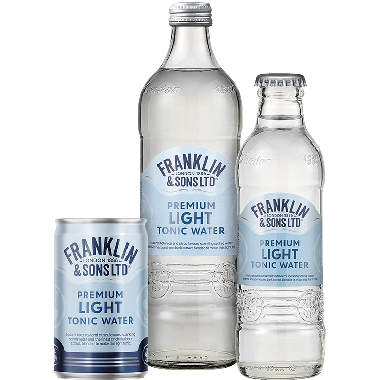 Premium Light Tonic Water in a range of sizes | Franklin & sons