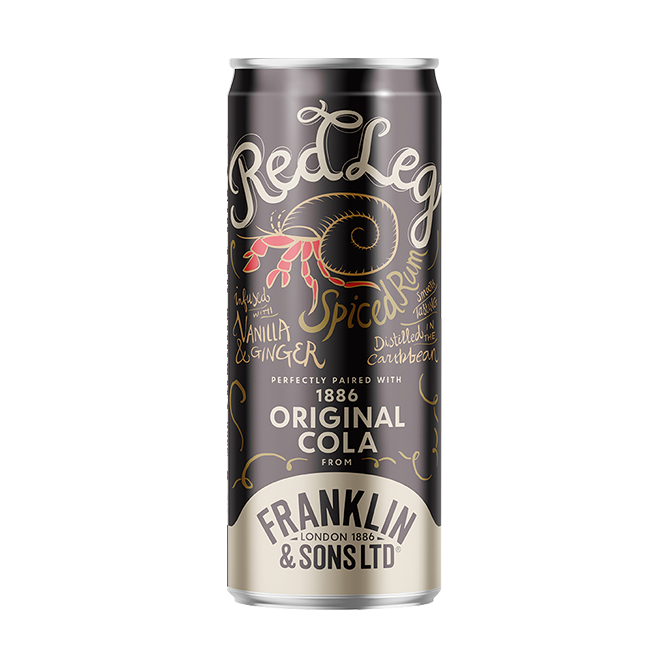 RedLeg Spiced Rum & Franklin & Sons 1886 Cola