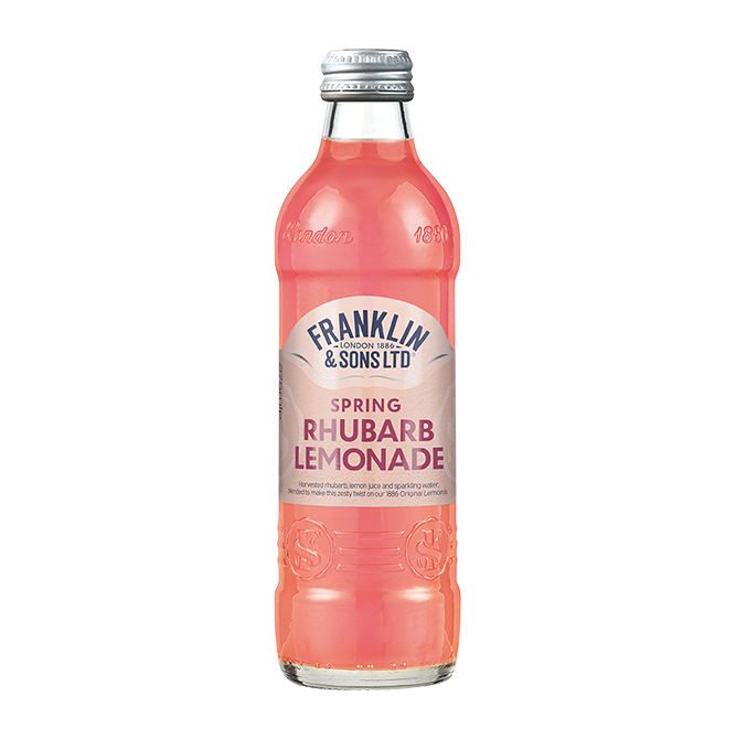 Spring rhubarb lemonade