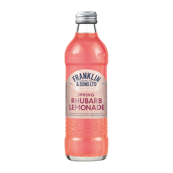 Spring rhubarb lemonade