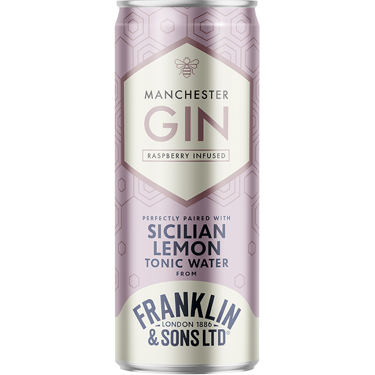 Manchester gin and tonic can | Franklin & Sons