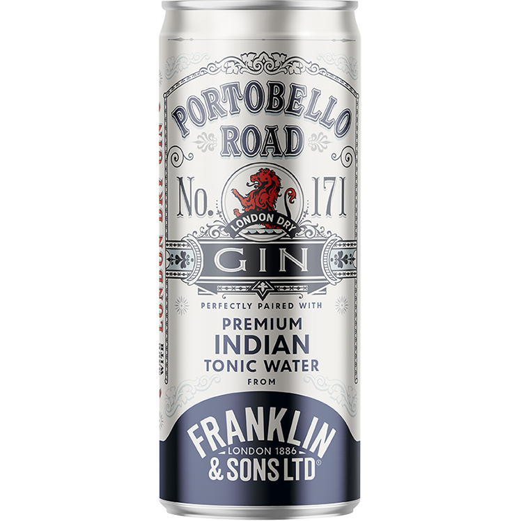 Portobello Road gin and tonic can | Franklin & Sons