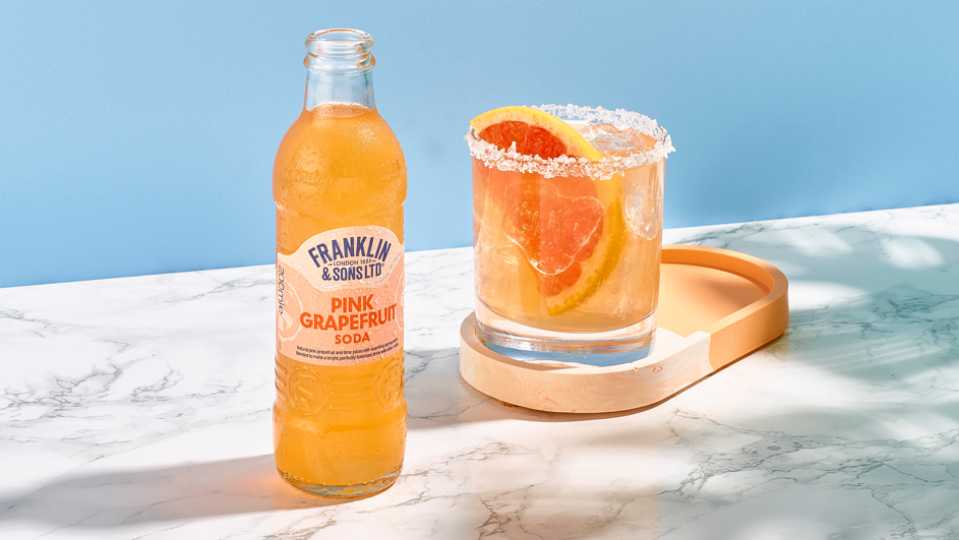 Franklin & Sons Paloma cocktail with Pink Grapefruit soda