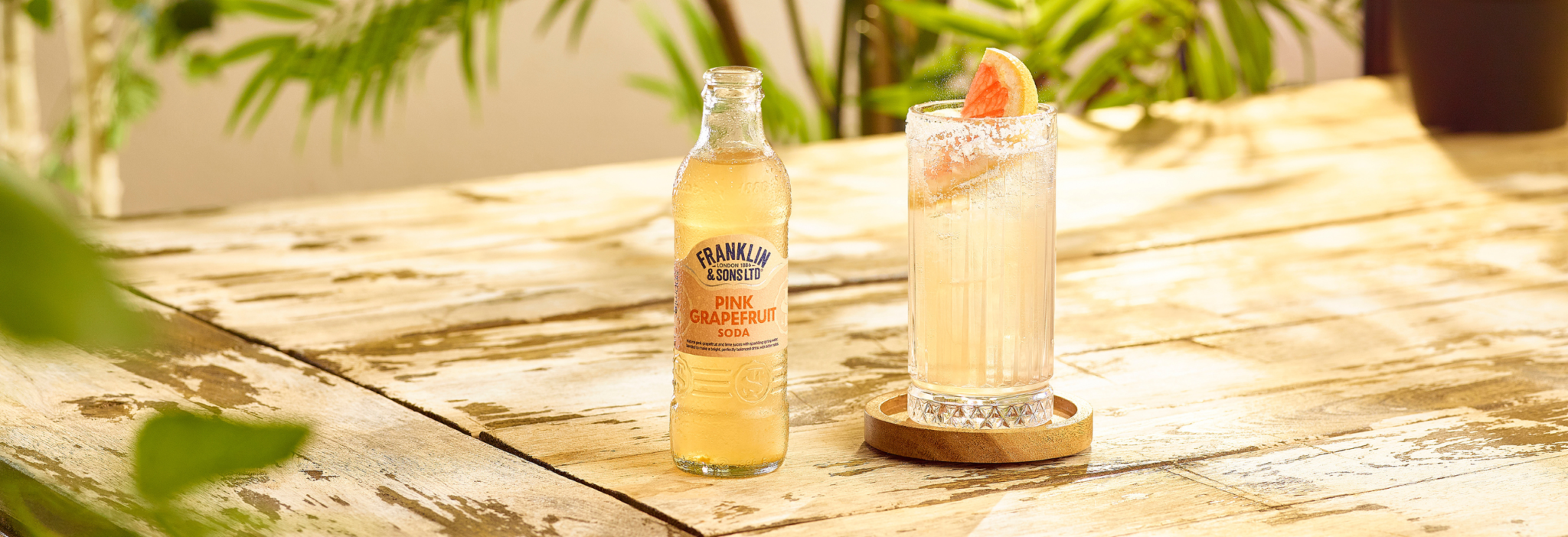 Cazcabel Paloma cocktail made with Franklin & Sons Pink Grapefruit Soda | Franklin & Sons