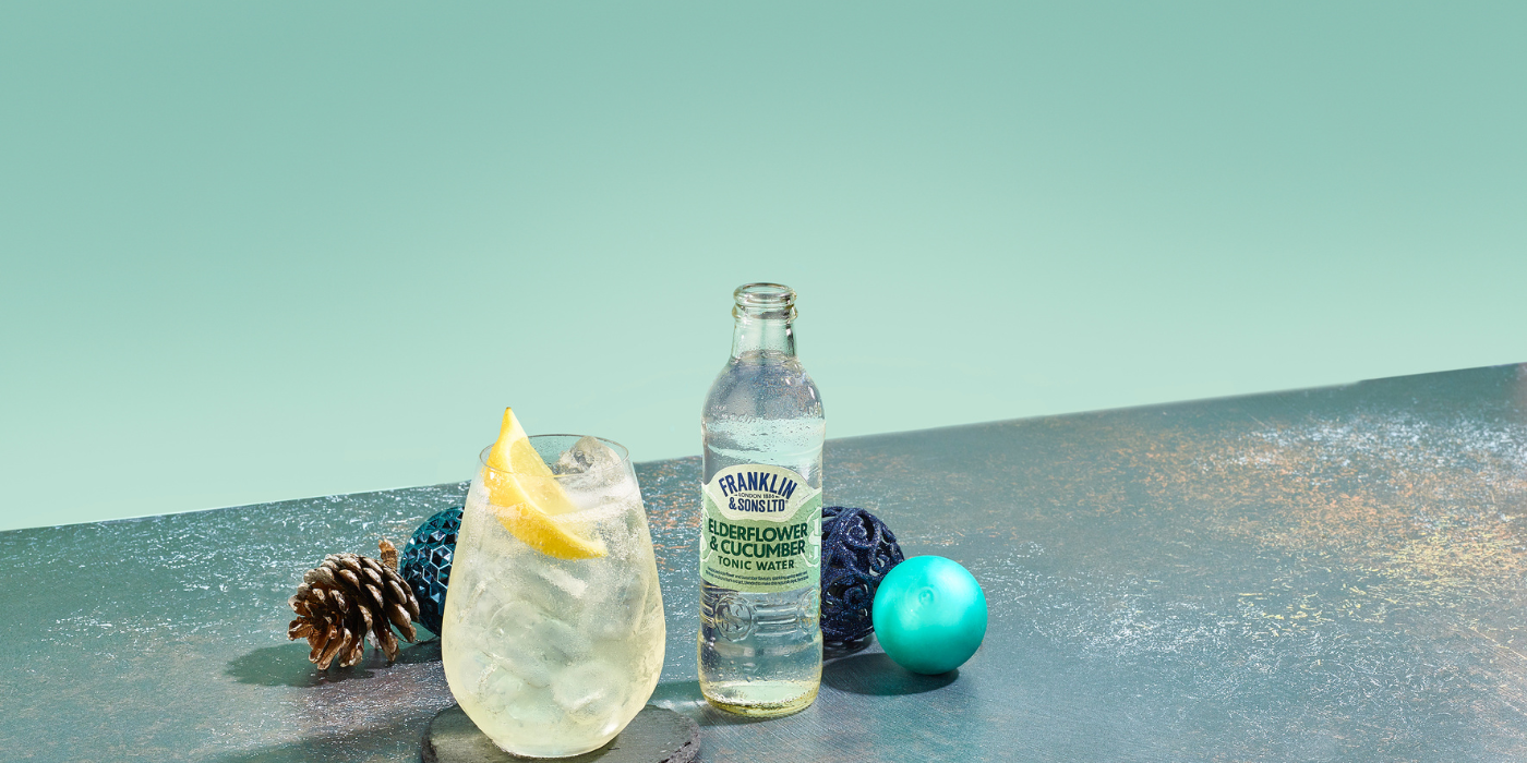 Elderflower tonic water cocktail | Franklin & Sons