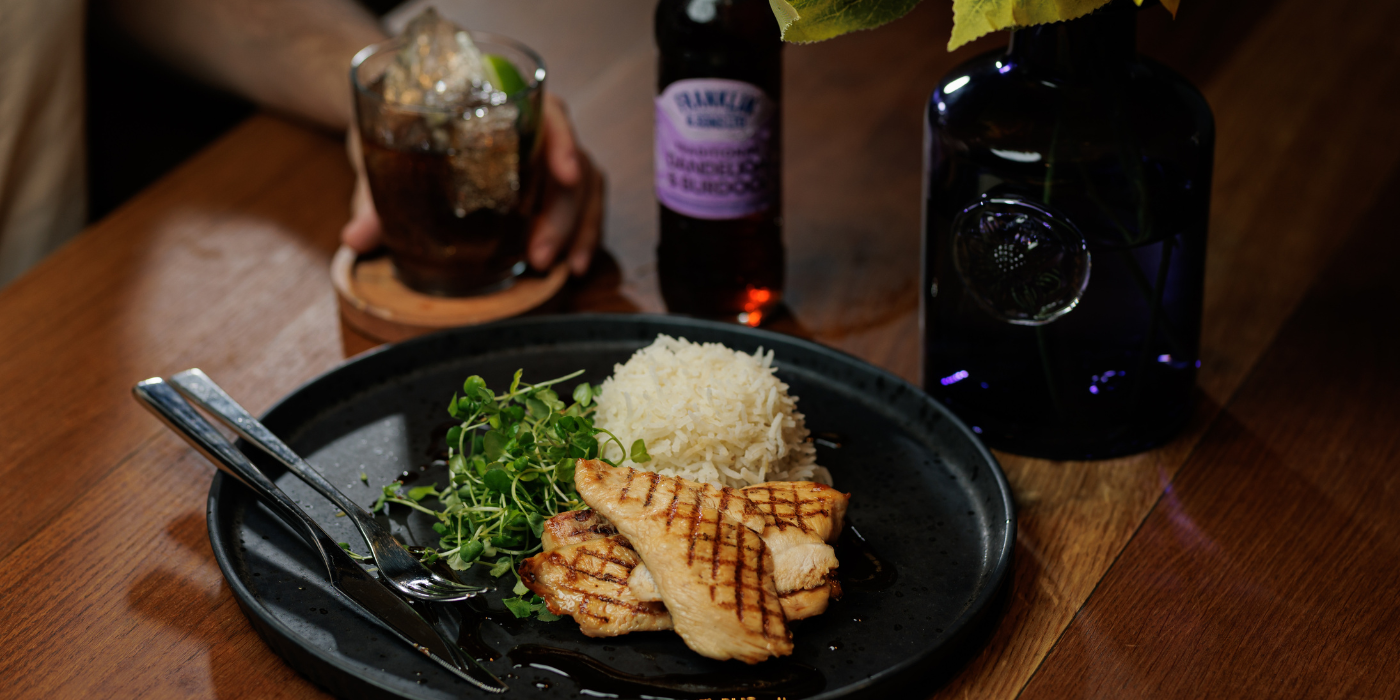 Dandelion & Burdock Glazed Chicken Recipe Made With Franklin & Sons Dandelion & Burdock