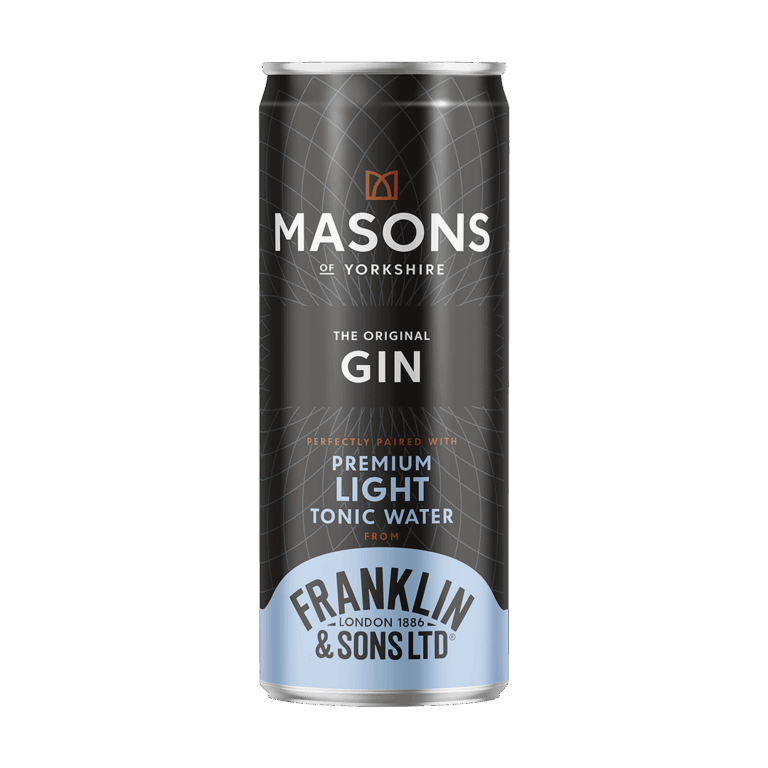 Masons Original Gin & Franklin & Sons Premium Light Tonic