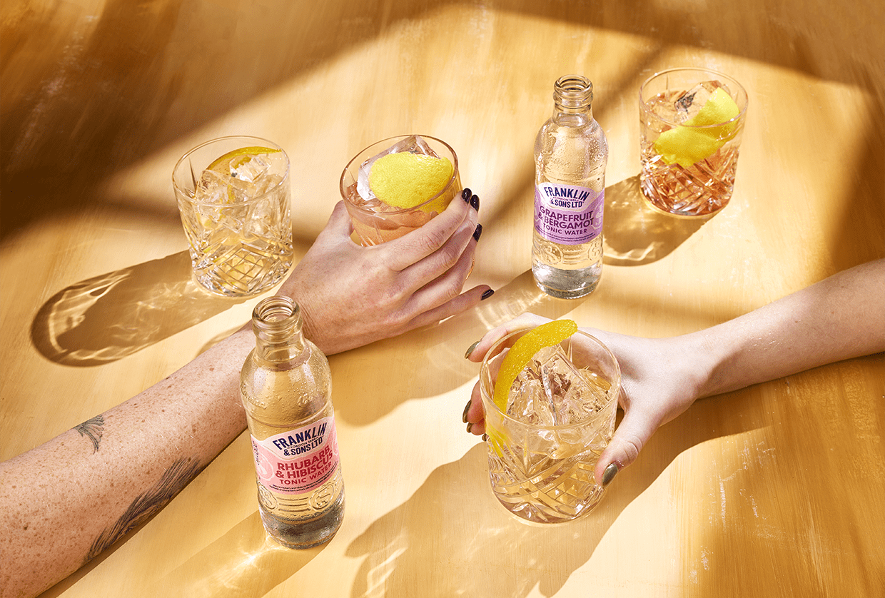 Franklin & Sons Rhubard & Hibiscus Tonic Water