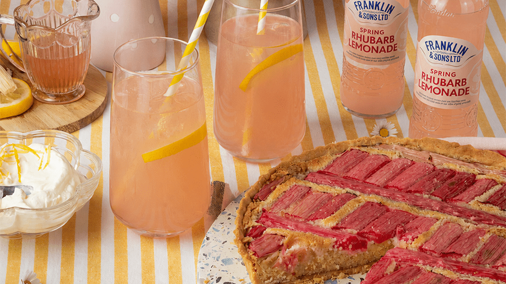 Rhubarb and Lemon Frangipane Tart